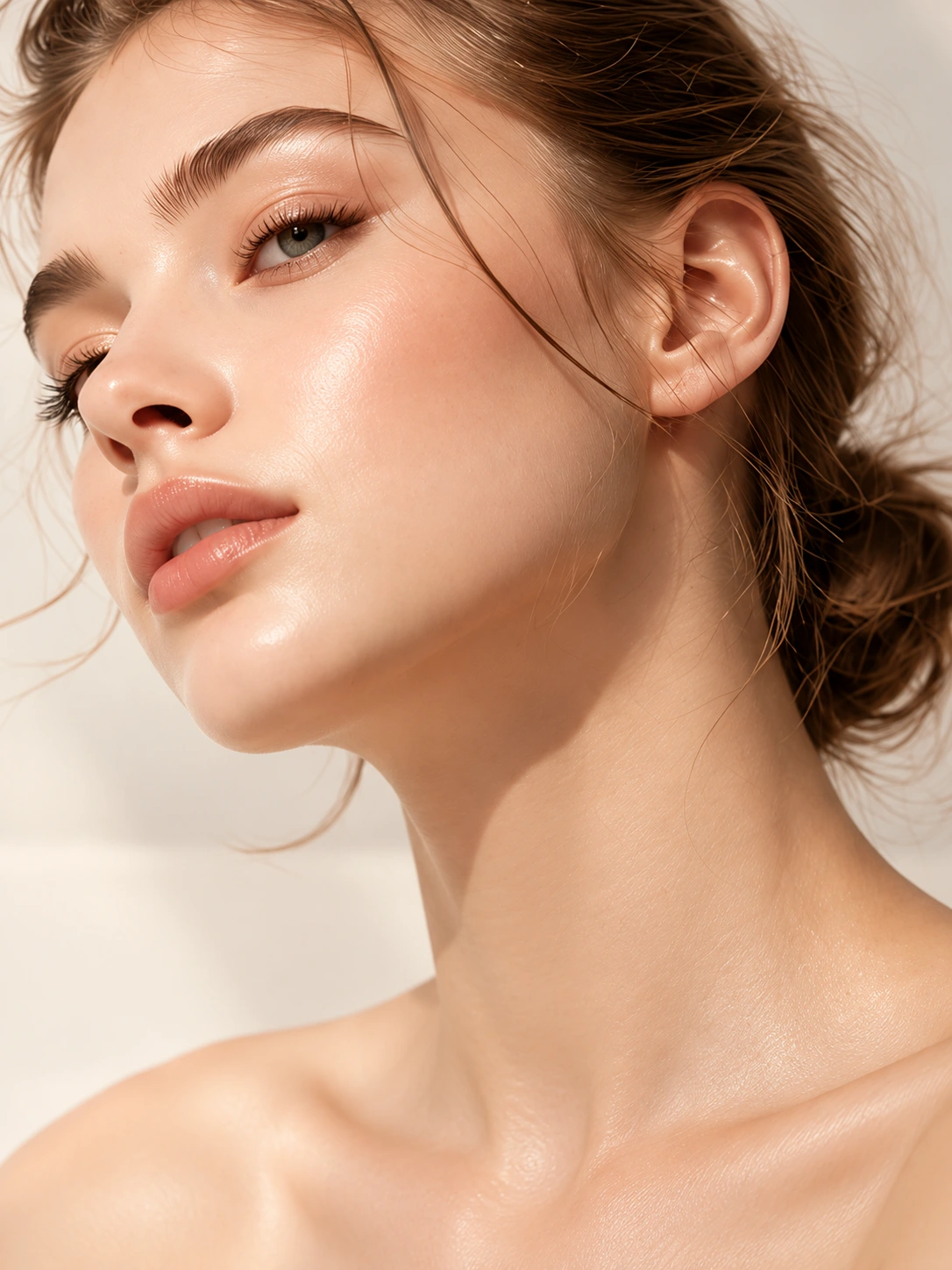 Beauty concept portrait from the approved design