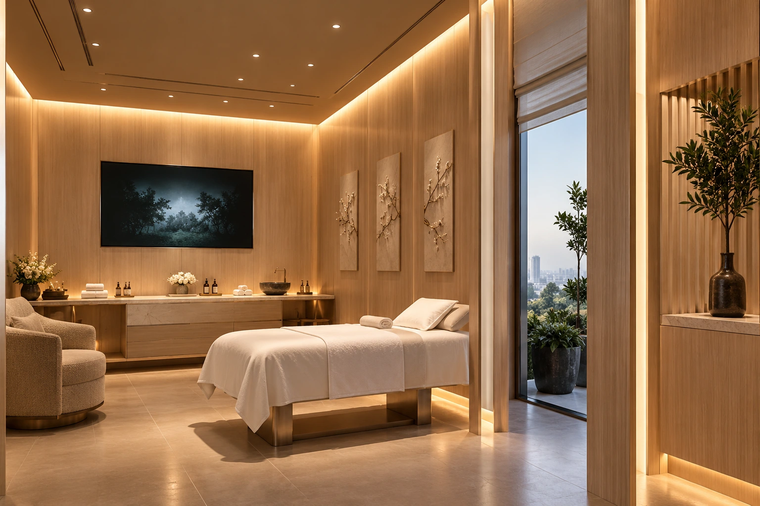 SPA Center Solution concept interior